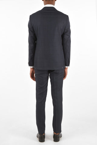 Virgin Wool Checked ACADEMY Suit