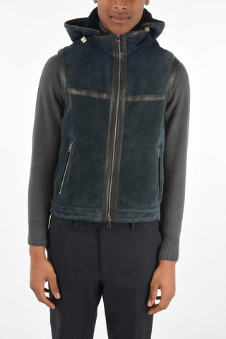 Shearling Hoodie Gilet