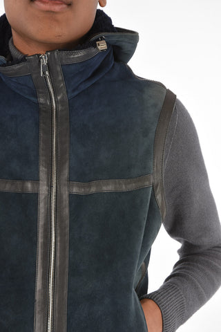 Shearling Hoodie Gilet