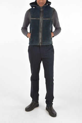 Shearling Hoodie Gilet