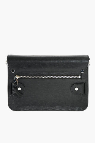 Printed Leather LINOSA Shoulder Bag with Metal Details