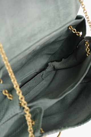 Satin Python Shoulder Bag
