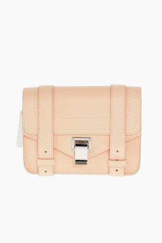 Textured Leather Shoulder Bag