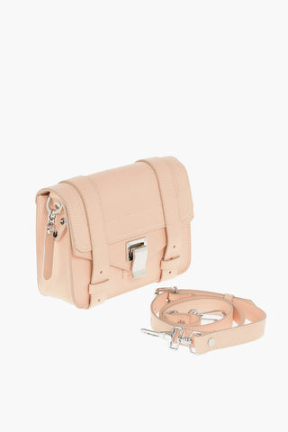 Textured Leather Shoulder Bag