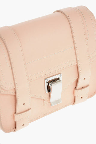 Textured Leather Shoulder Bag