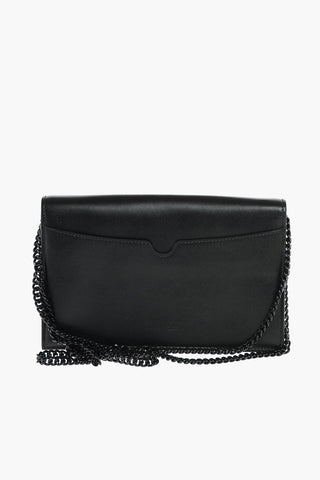 Leather SKULL Shoulder Bag with Chain