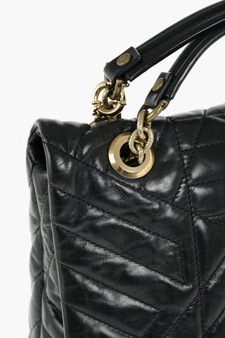 Quilted Leather HAPPY Handbag