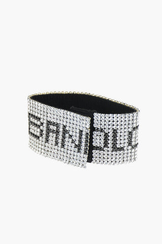 Bracciale in Swarovsky con Chiusura in Velcro
