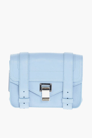 Textured Leather Shoulder Bag
