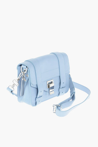 Textured Leather Shoulder Bag