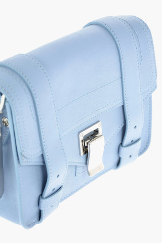 Textured Leather Shoulder Bag