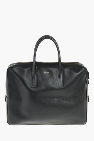 Textured Leather MUSEUM Business Bag with Shoulder Strap
