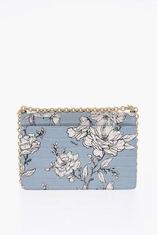 printed leather crossbody bag