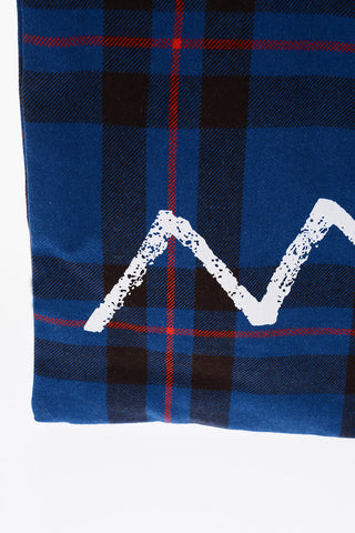 JAMIE REID plaid wool Shopper bag