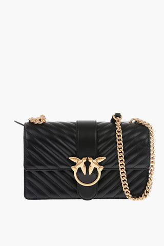 leather quilted LOVE CLASSIC ICON crossbody bag