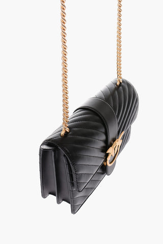 leather quilted LOVE CLASSIC ICON crossbody bag