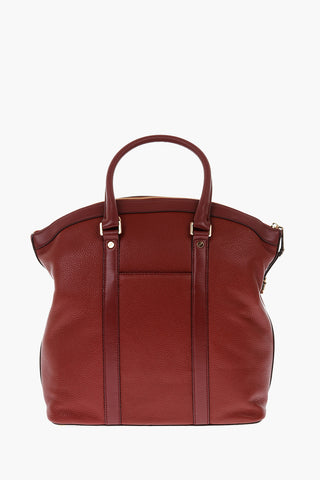 textured leather BEDFORD LEGACY Tote bag with removable shoulder strap
