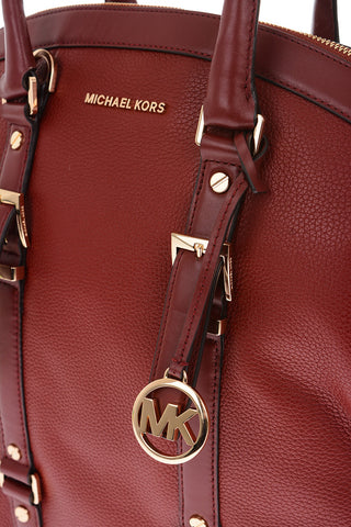 textured leather BEDFORD LEGACY Tote bag with removable shoulder strap