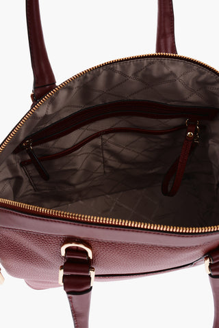 textured leather BEDFORD LEGACY Tote bag with removable shoulder strap