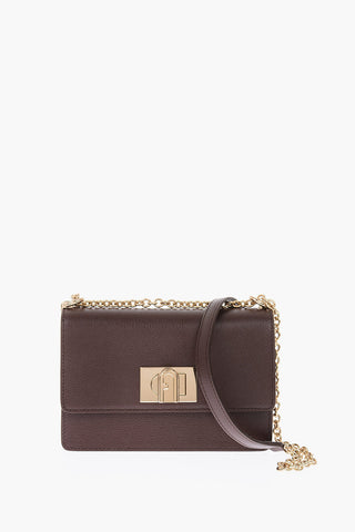 textured leather crossbody bag