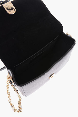 Borsa a tracolla FLOWER TATTOO in pelle 