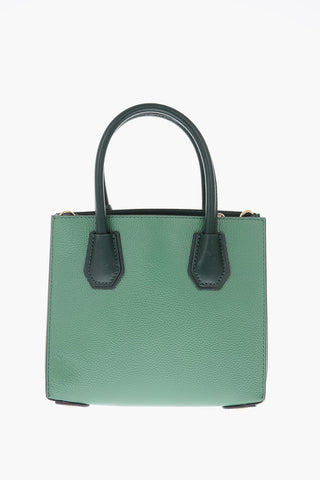 MICHAEL textured leather MERCER bag with removable sholder strap