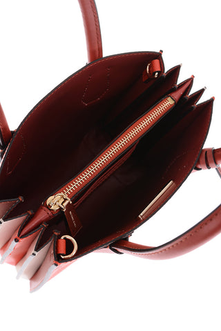 MICHAEL textured leather MERCER bag with removable sholder strap