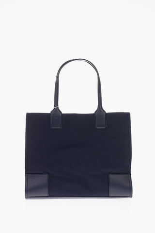 fabric ELLA Tote bag with leather trimmings