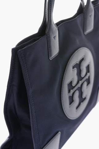 fabric ELLA Tote bag with leather trimmings