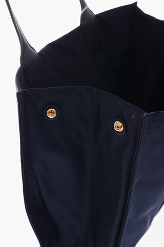 fabric ELLA Tote bag with leather trimmings