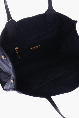 fabric ELLA Tote bag with leather trimmings
