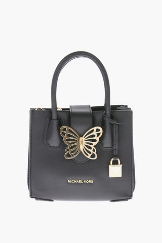 MICHAEL Borsa MERCER in pelle con tracolla removibile