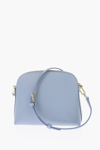 textured leather PIPER bag with removable shoulder strap