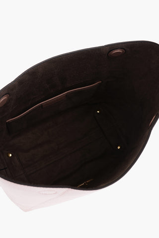 textured leather LUCY shoulder bag