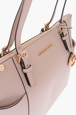 textured leather JET SET ITEM Tote bag
