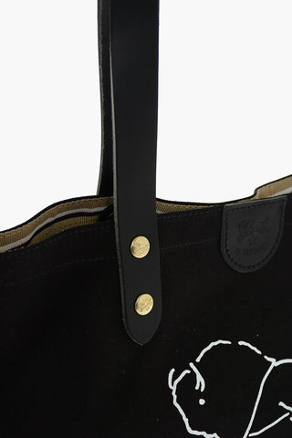 Borsa Shopping in Tela con Stampe
