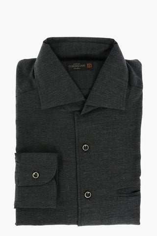 ID Camicia in Cotone Twill con Taschino