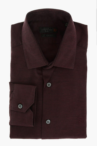 ID SLIM FIT Hopsack Cotton Shirt