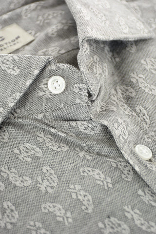 CC COLLECTION Camicia in Cotone con Fantasia Astratta