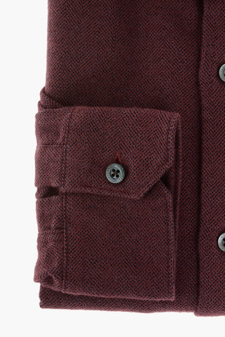ID SLIM FIT Herringbone Cotton Shirt