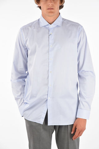 Pinstriped SLIM FIT Oxford Cotton Shirt
