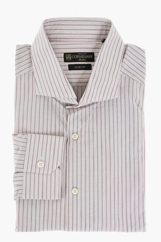 Pinstriped SLIM FIT Oxford Cotton Shirt