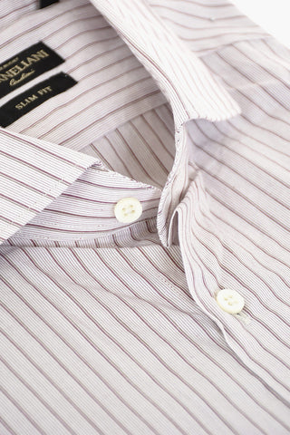 Pinstriped SLIM FIT Oxford Cotton Shirt