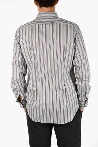 Standard Collar Twill Cotton Shirt