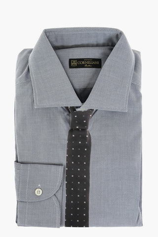 Standard Collar Twill Cotton Shirt
