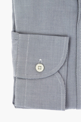 Standard Collar Twill Cotton Shirt