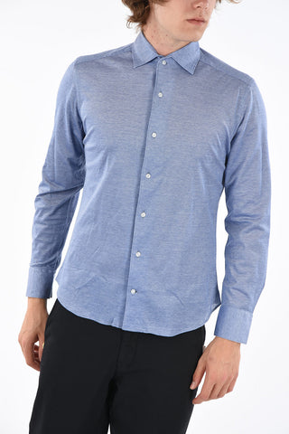 CC COLLECTION Geometric Patterned Cotton Shirt