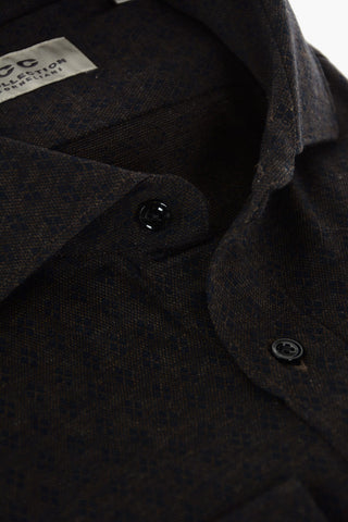 CC COLLECTION Geometric Patterned Cotton Shirt