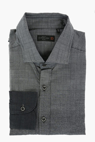 ID Glenurquhart Cotton Shirt with Shaded Edges