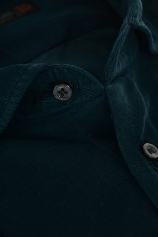 ID Corduroy Shirt with Embroidered Logo